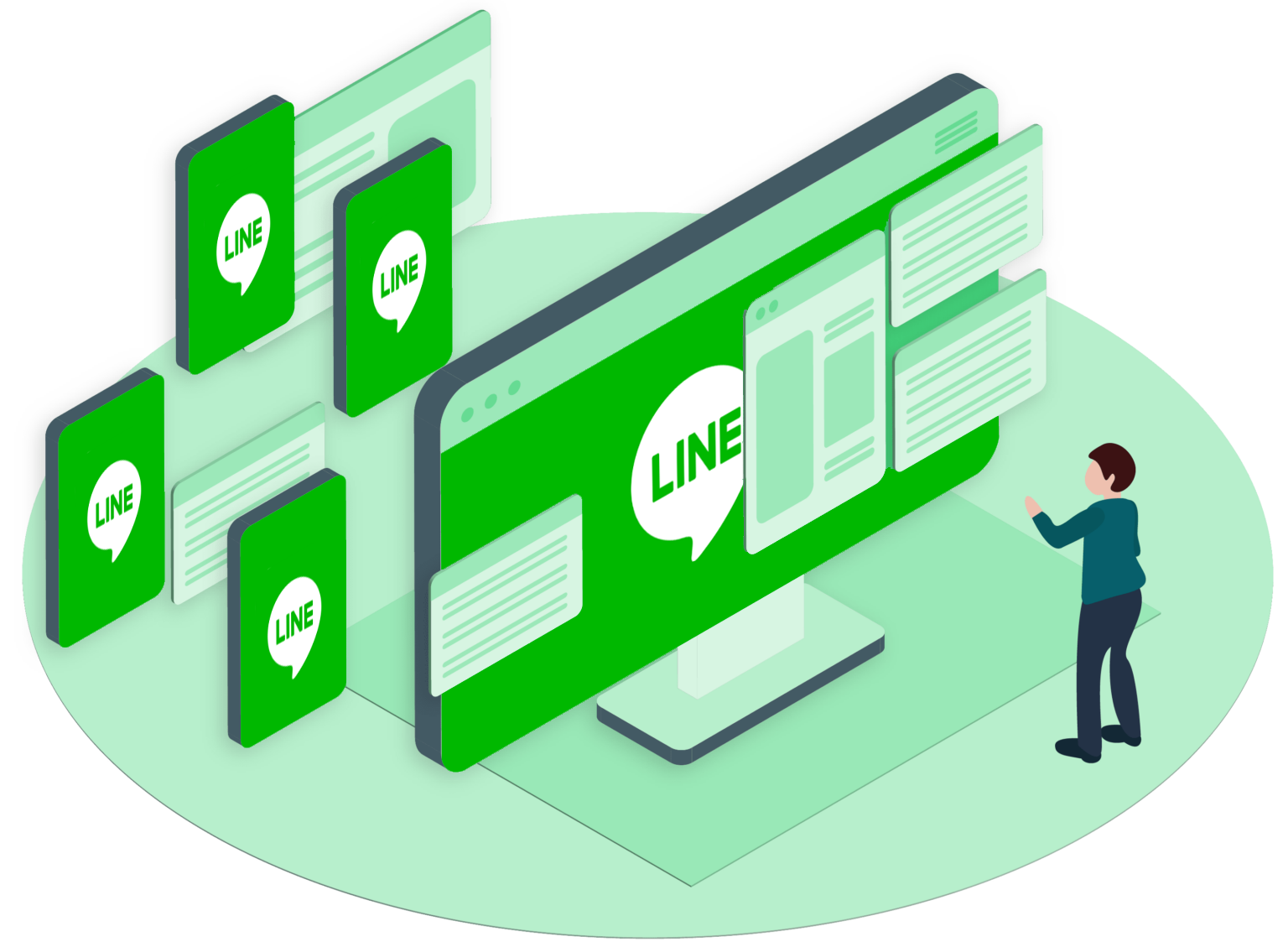 Line云控